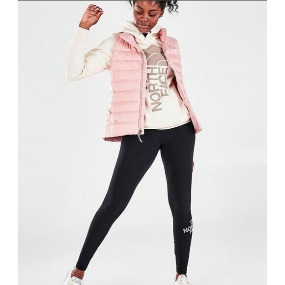 The North Face Women's Pink Aconcagua Down Puffer Vest Size Medium 3150 - Picture 2 of 15